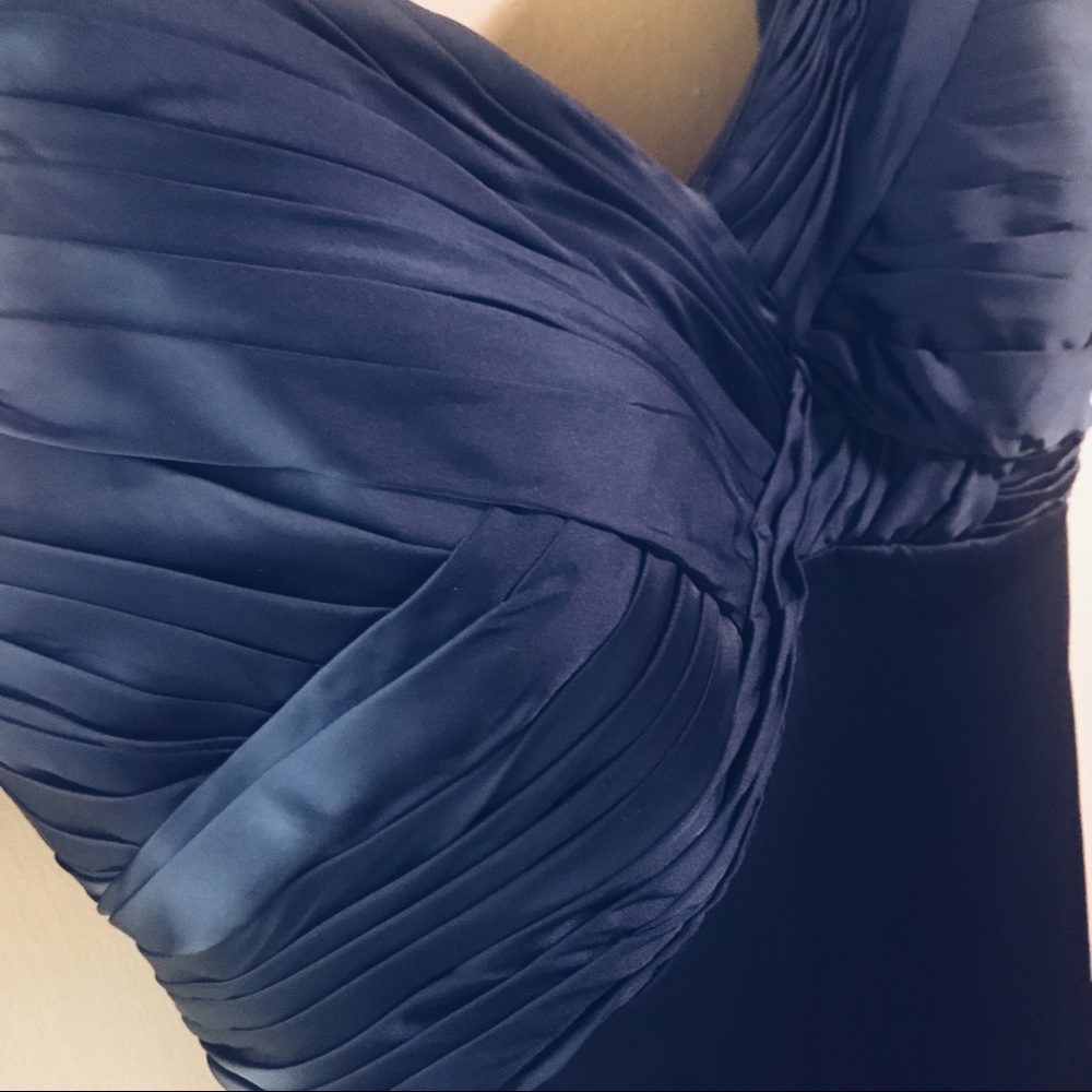 Electric blue prom dress